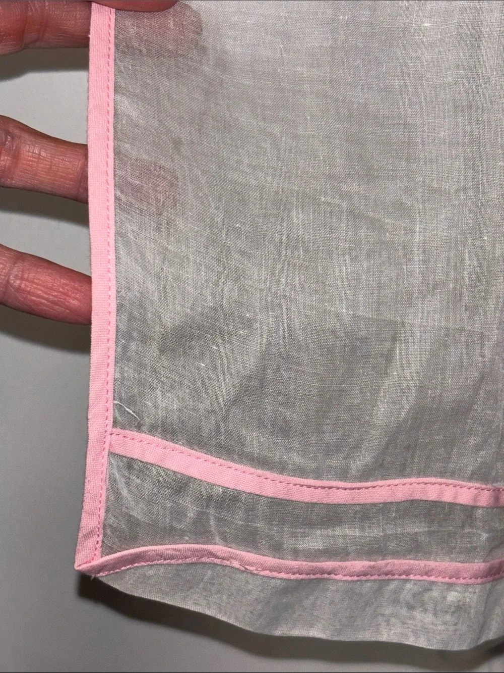 Vintage sheer apron